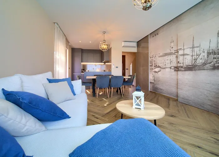 New With Pool, Sea View, Close To A Beautiful - By Traveler Tourist Agency Krk - Id 2407 *
