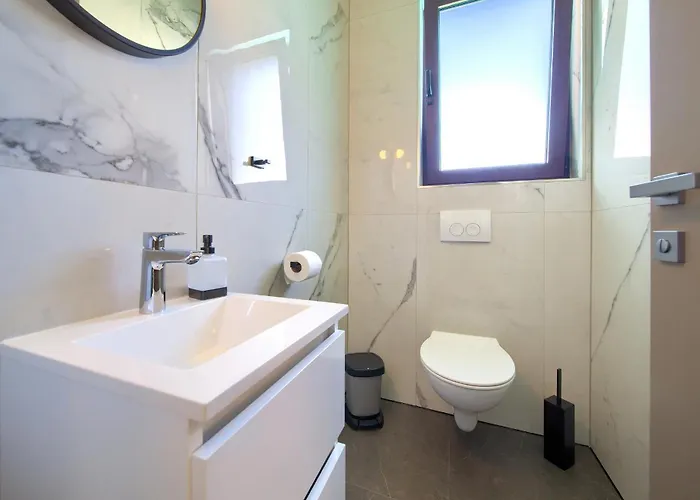 Villa New With Pool, Sea View, Close To A Beautiful - By Traveler Tourist Agency Krk - Id 2407