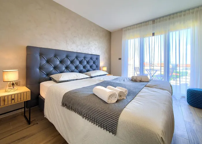 Villa New With Pool, Sea View, Close To A Beautiful - By Traveler Tourist Agency Krk - Id 2407 *