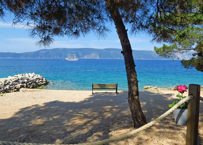 New With Pool, Sea View, Close To A Beautiful - By Traveler Tourist Agency Krk - Id 2407