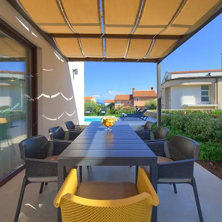 New With Pool, Sea View, Close To A Beautiful - By Traveler Tourist Agency Krk - Id 2407 Villa *