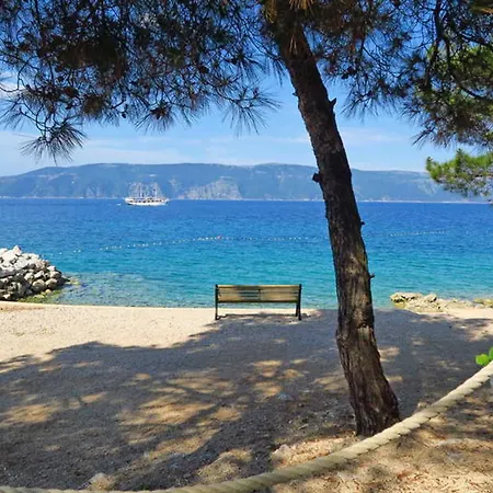 New With Pool, Sea View, Close To A Beautiful - By Traveler Tourist Agency Krk - Id 2407