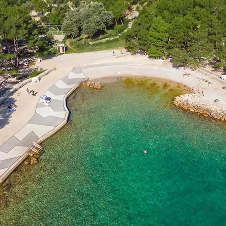 Villa New With Pool, Sea View, Close To A Beautiful - By Traveler Tourist Agency Krk - Id 2407 *